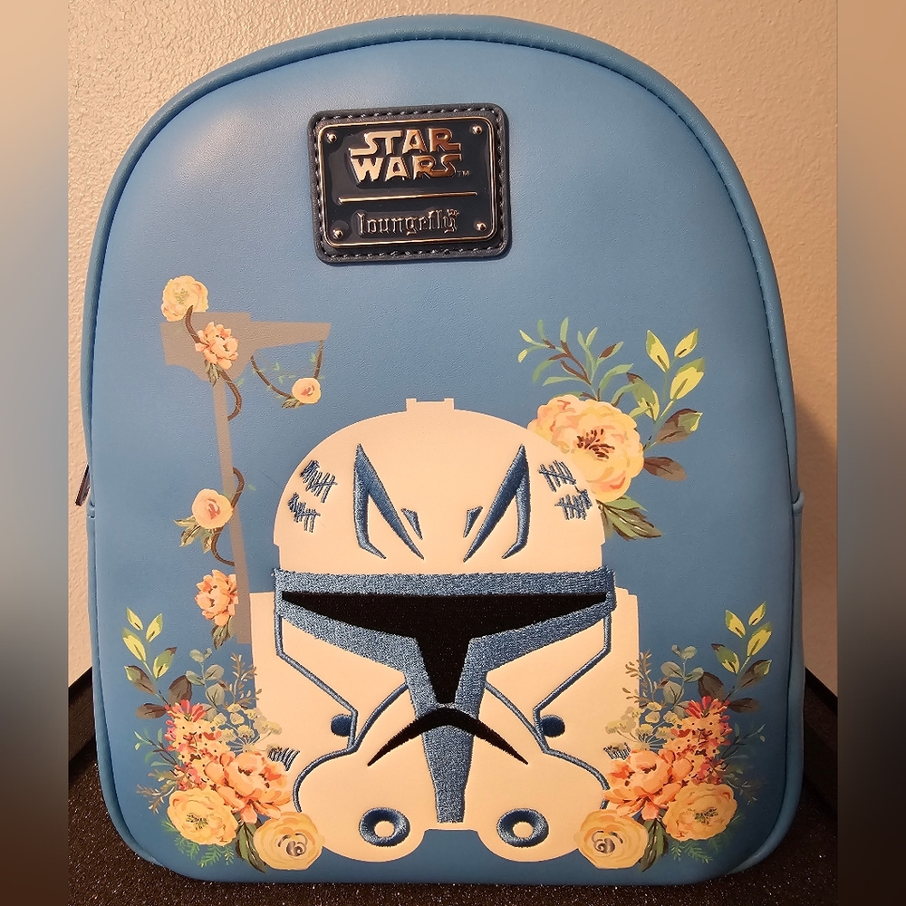 STAR WARS CAPTAIN REX FLORAL MINI BACKPACK LOUNGEFLY